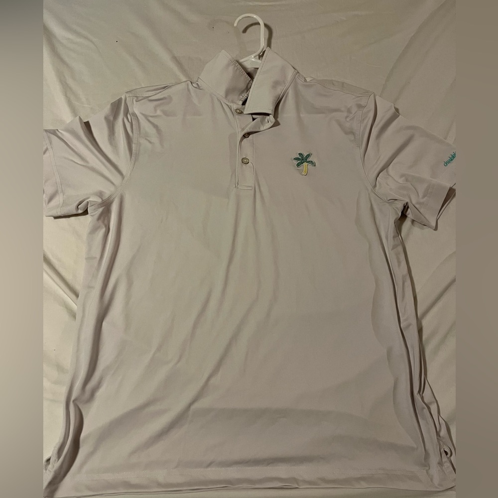 Chubbies Palm Tree medium size performance polo